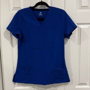Cozy fit royal blue scrub set